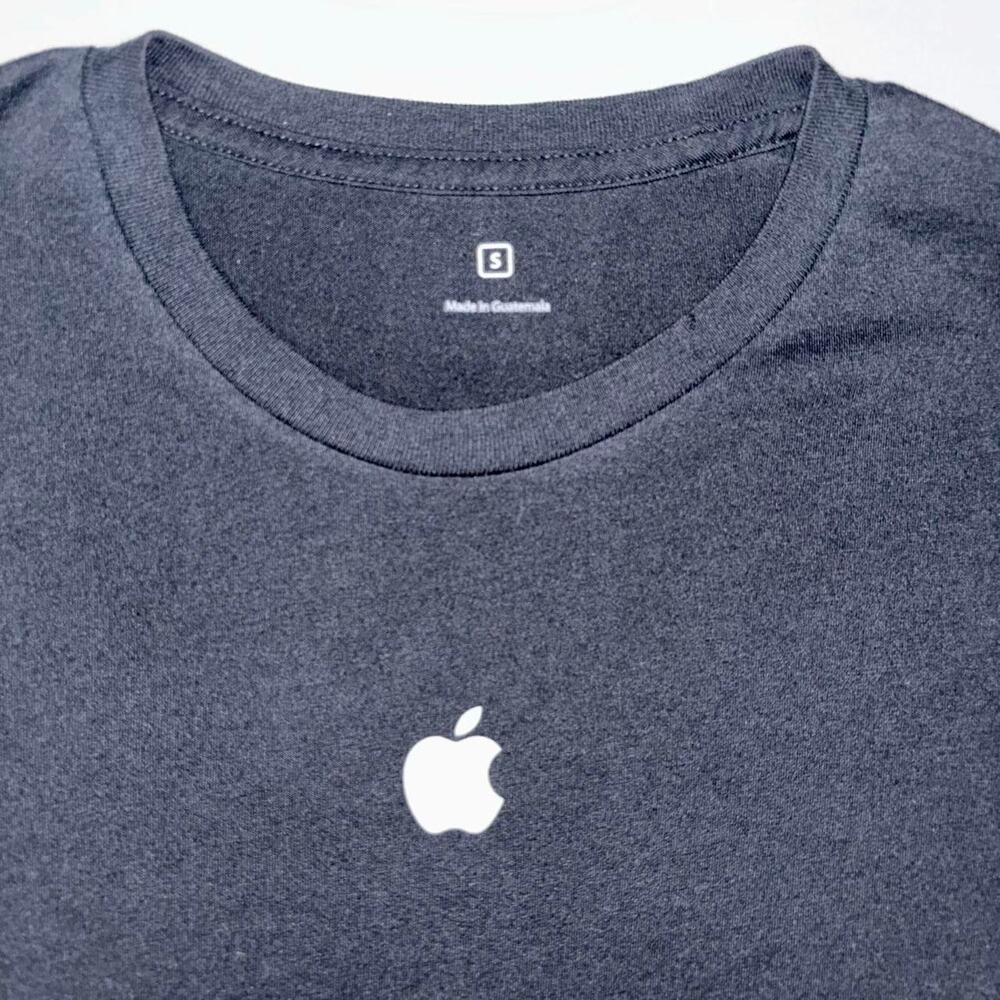 Black Short Sleeve Apple T-Shirt [Size S]